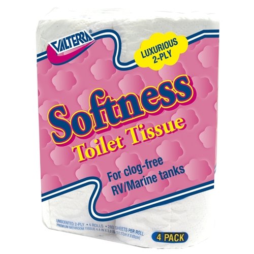 Softness 2-Ply Toilet Tissue - 4 Pack