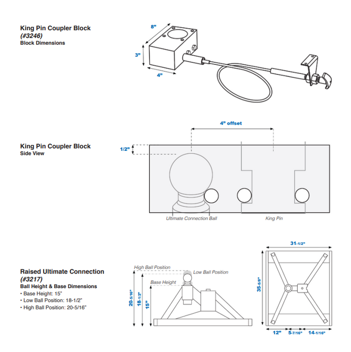 Andersen 5th Wheel - Toolbox 3220TBX