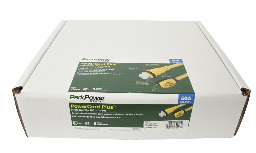 50 Amp ParkPower Cord - 25 Ft. Yellow