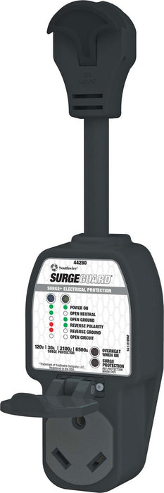 SouthWire 30 Amp Surge Protector With Weather Resistant Cover