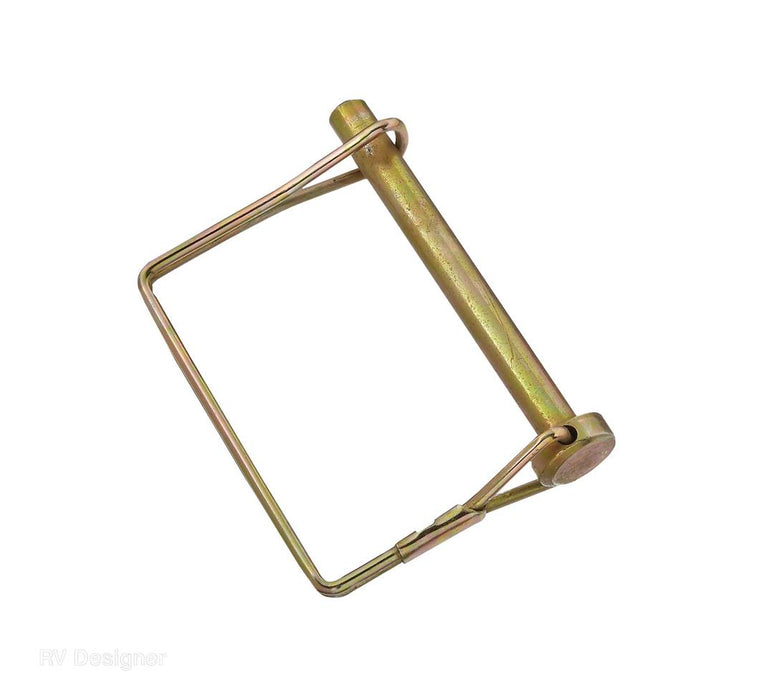 Trailer Coupler Safety Pin Clip; 1/4 Diameter x 3"