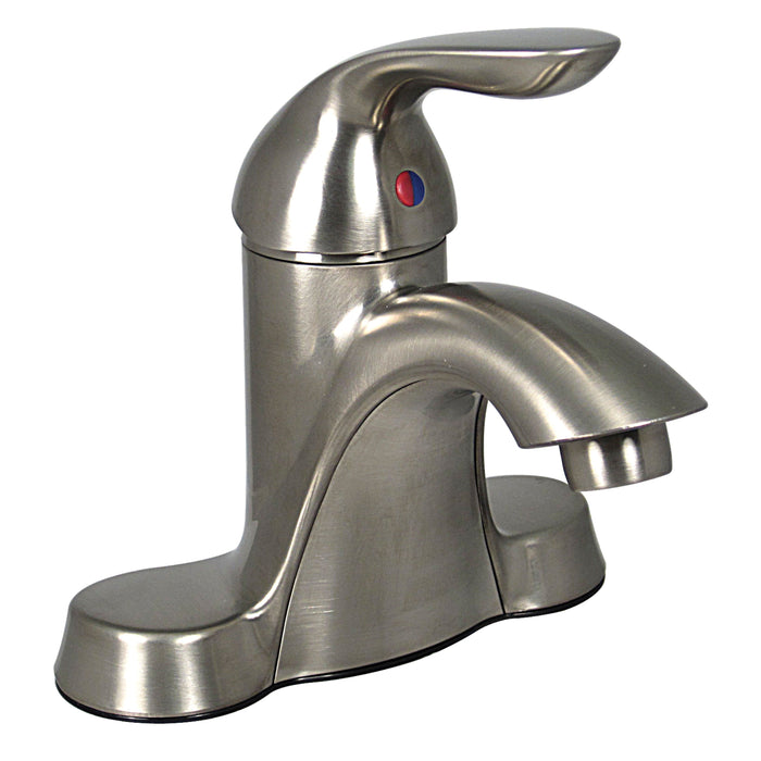 Spout 4" Faucet Hi Arc 1 Handle Hybrid Brushed Nickel Single Lever Bathroom Faucet
