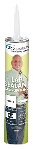 Dicor 10.3oz Self Leveling Lap Sealant, White