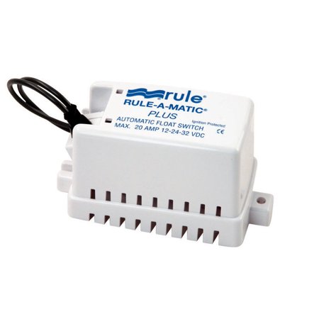 Rule 40A Rule-A-Matic Float Switch Plus With Shield - 12-24-32 Vdc