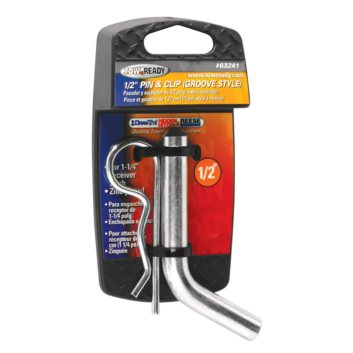 Reese 63241 Hitch Pin/Clip Combo 1/2" Pkg