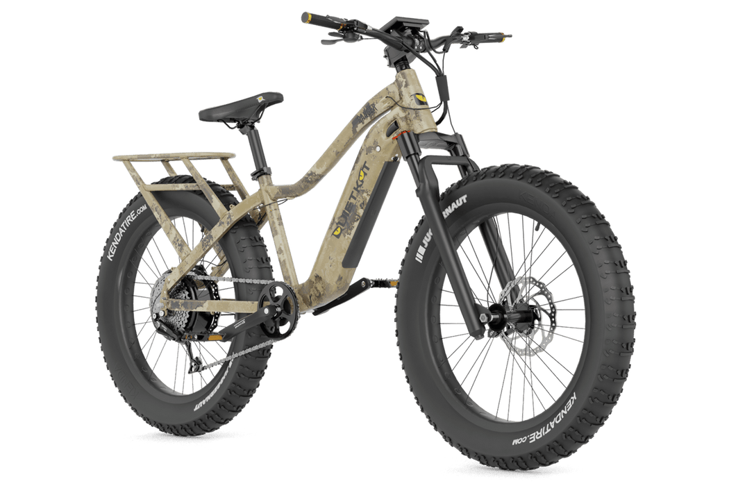 Quiet Kat Ranger 10 - Electric Bike 1000W - 17in Veil Poseidon Dry Camo