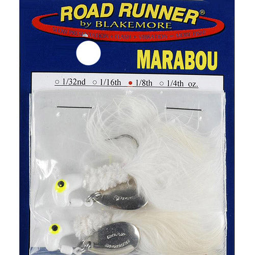 1/8oz R-Runner Maribou White