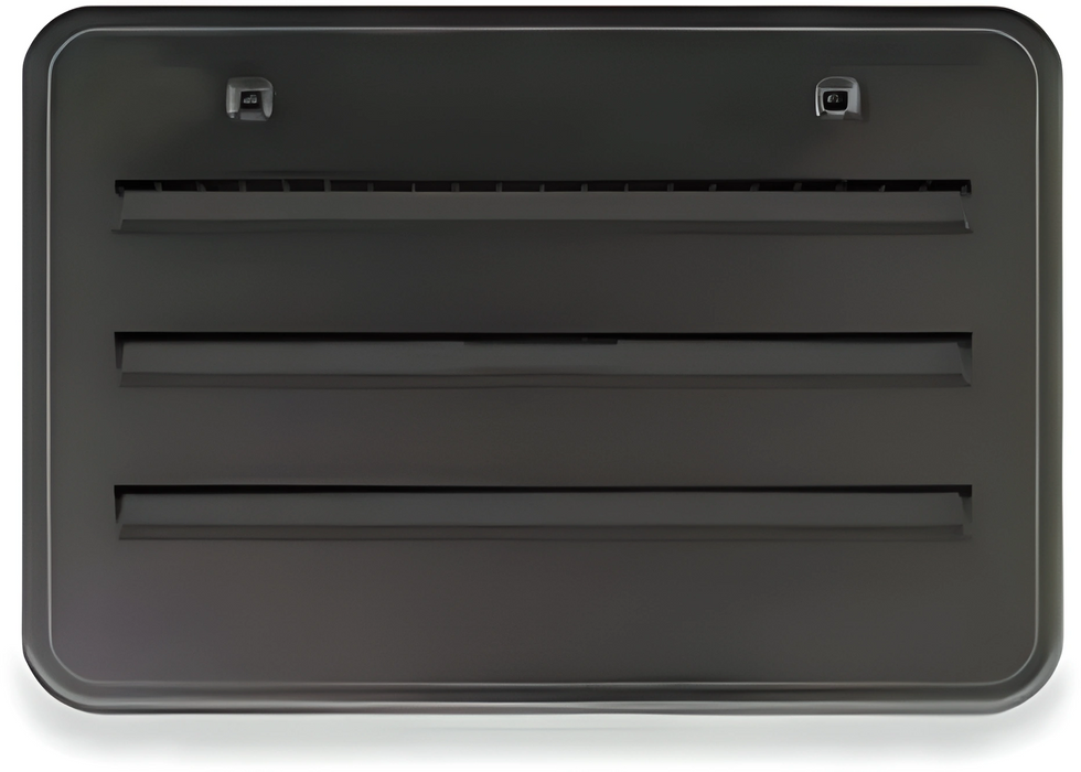 Norcold 24-1/4" x 16-1/2" Radius Refrigerator Corner Side Vent - Black