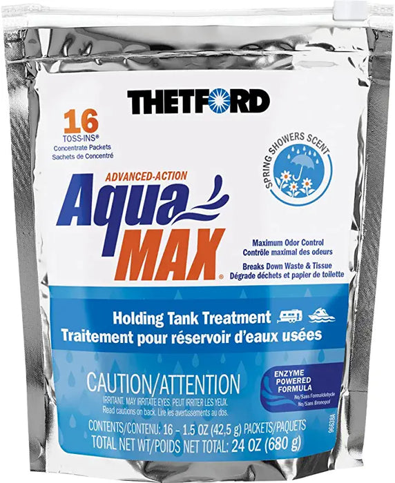 Aquamax  Toss-Ins Holding Tank Treatment Spring Showers - 16 Count