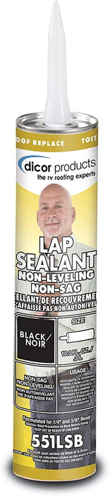Dicor Non-Leveling Lap Sealant, Black