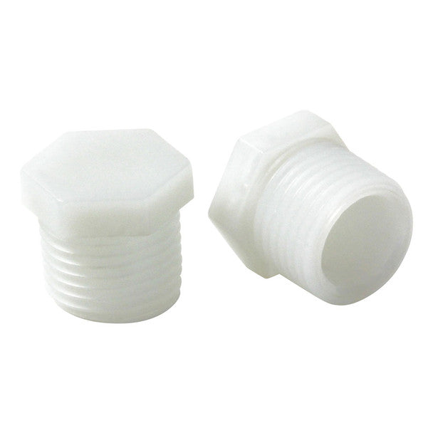 Water Heater Plastic Drain Plug 1/2" 2Pk