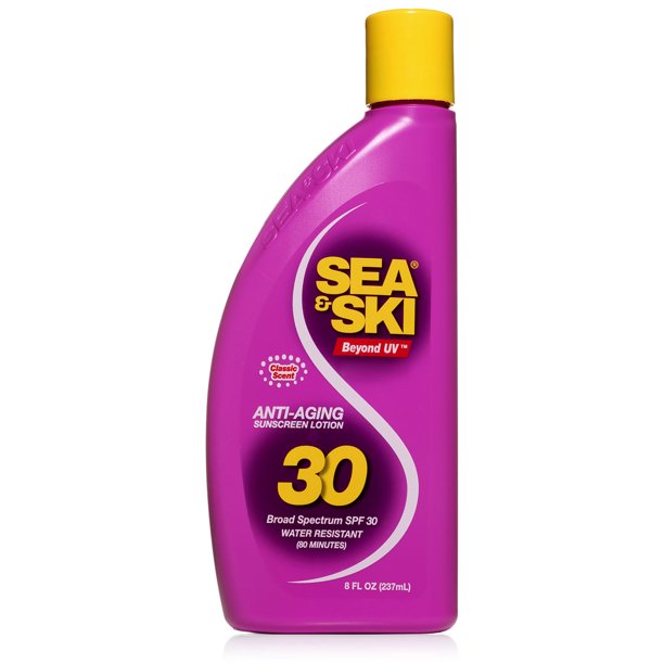 Sea & Ski Sunscreen 30 SPF Anti-Aging 8oz
