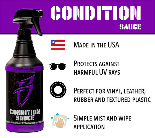 Boat Bling Condition Sauce Interior Cleaner UV Protectant - Quart
