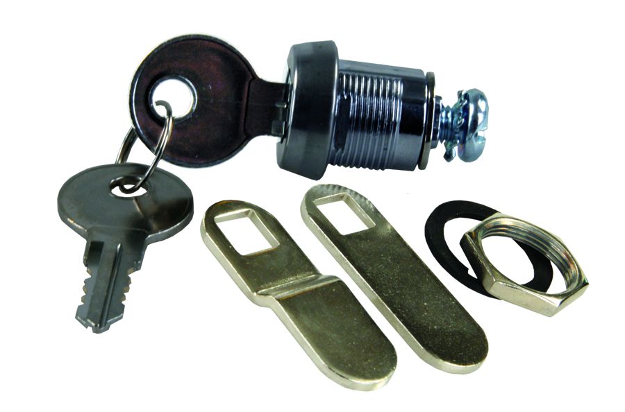 Lock Cylinder; Universal Fit; Key Lock; 5/8 Inch Length