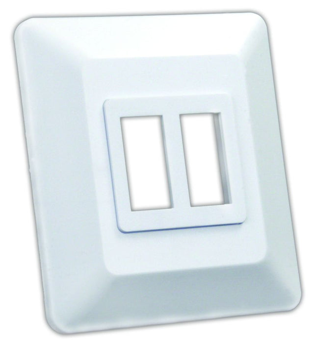 Multi Purpose Switch Faceplate; Double Switch Opening