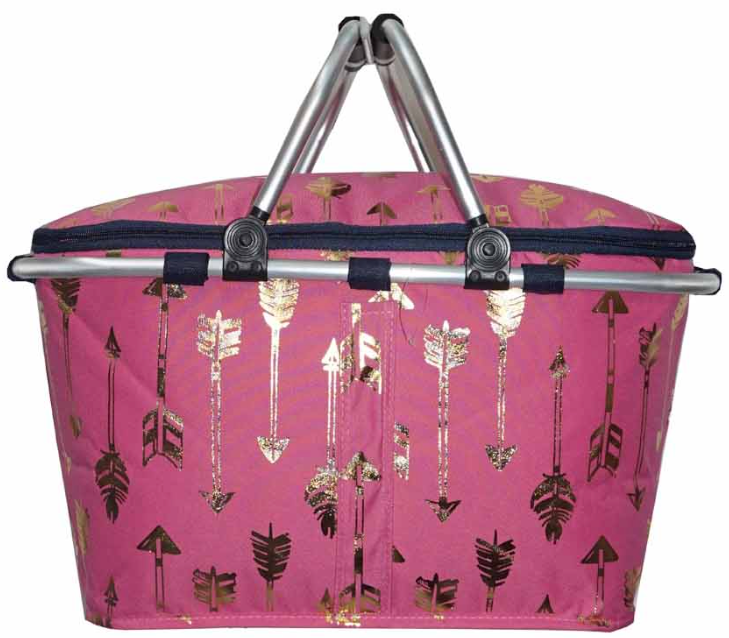 Insulated Picnic Basket (Mixed Colors)