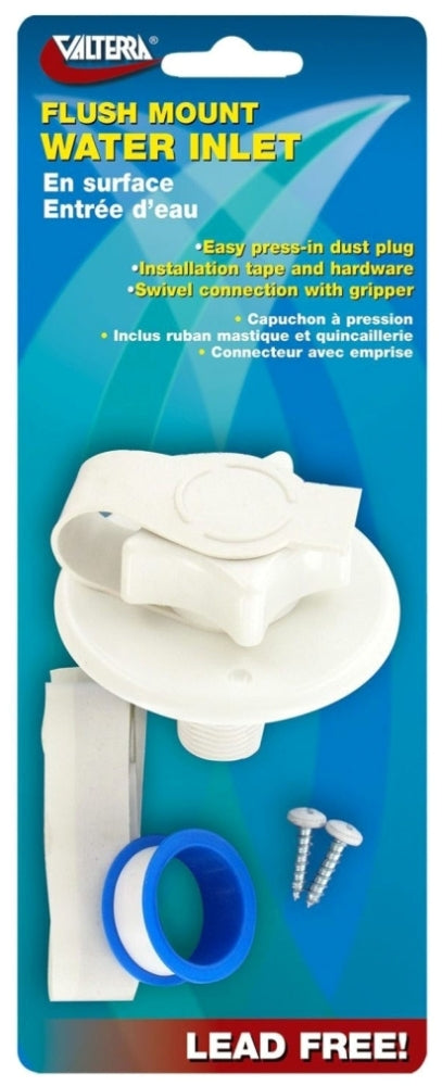 Fresh Water Inlet - White Plastic — Camptown Outfitters