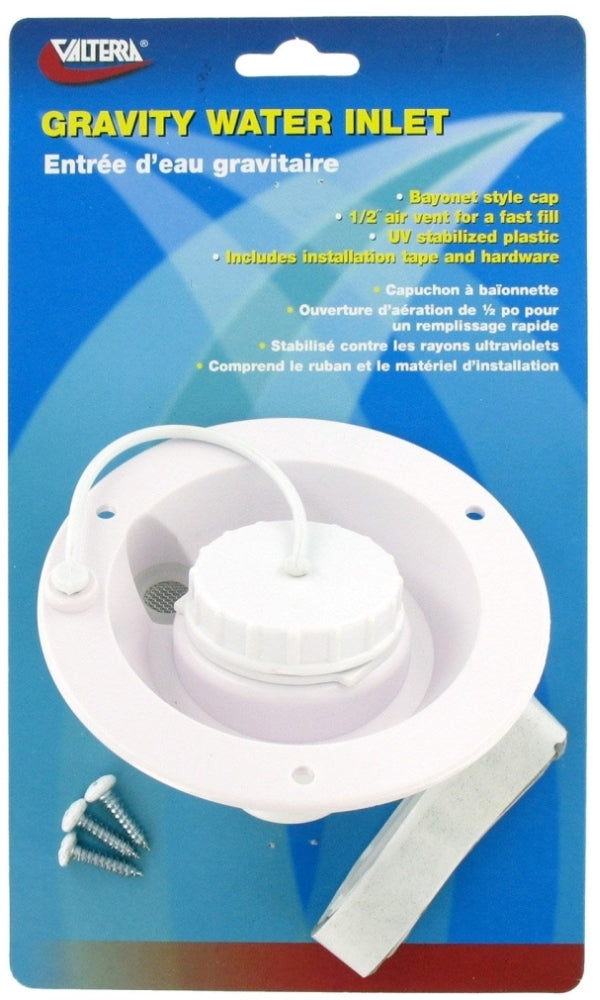 GRAVITY WATER INLET - WHI — Camptown Outfitters