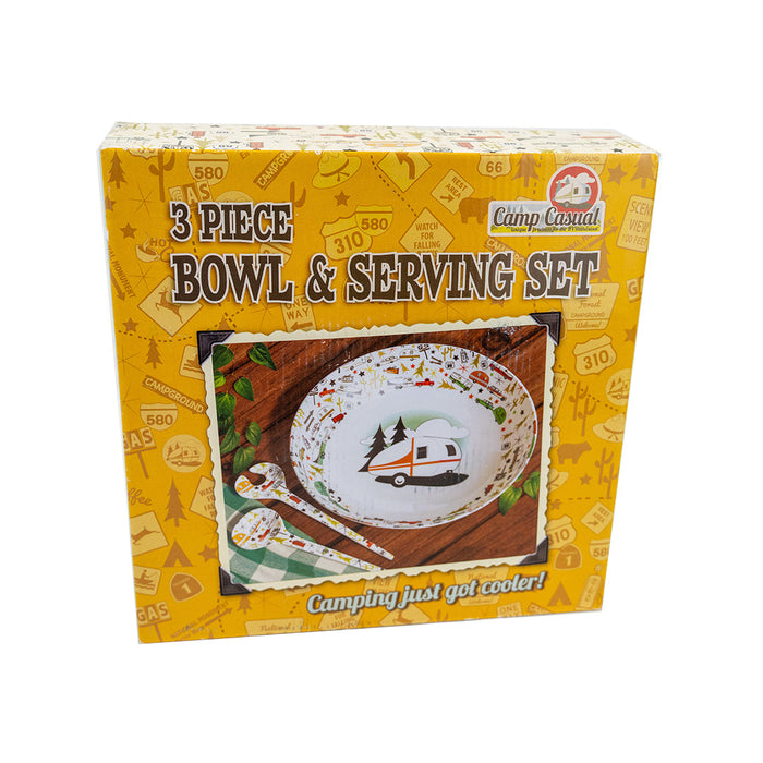 3 Piece Bowl & seRVing set