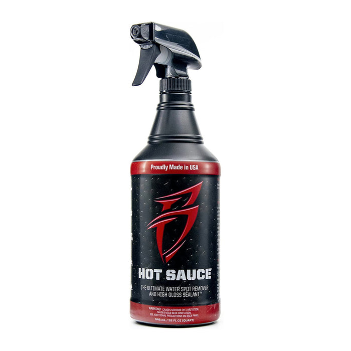 Boat Bling Hot Sauce Ultimate Hard Water Spot Remover with High Gloss Wax Sealant, 32oz