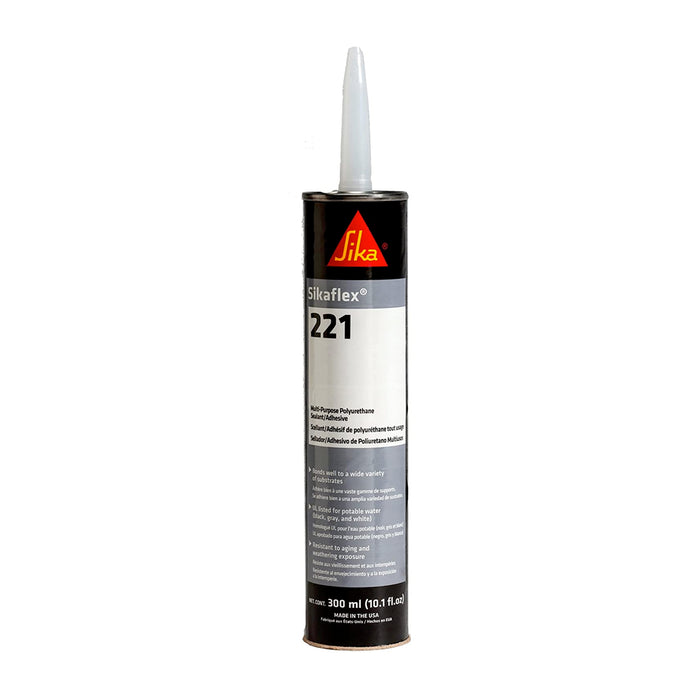 10.14oz Sikaflex 221 Multi-Purpose Sealant/Adhesive, Polyurethane Fast Curing Sealant